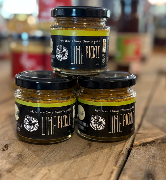Willunga Gourmet Foods Lime Pickle – Zesty, Tangy, and Packed with Flavour
