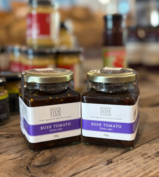 Foote Side Farm Bush Tomato & Onion Jam – Bold, Savoury, and Full of Australian Flavour