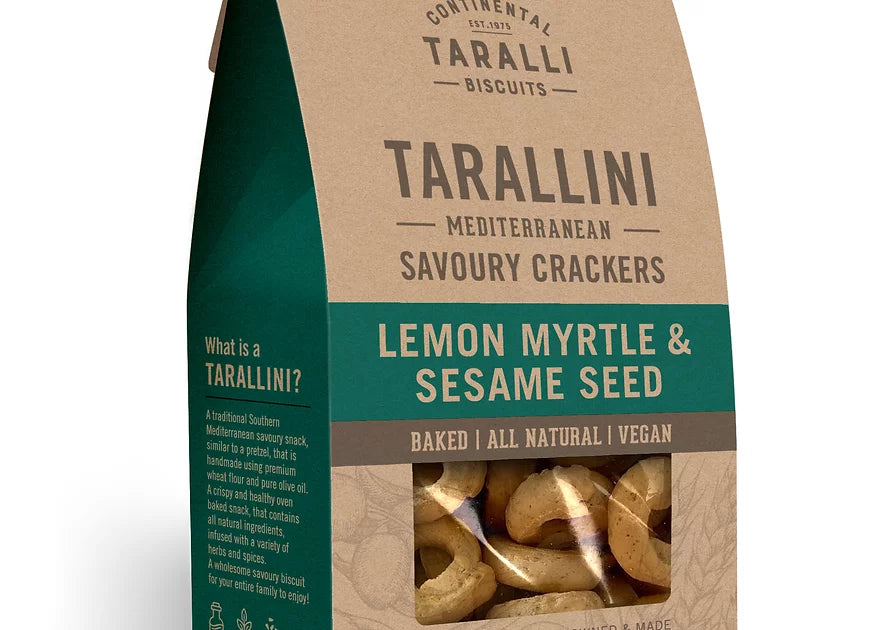 Lemon Myrtle & Sesame Seed Tarallini