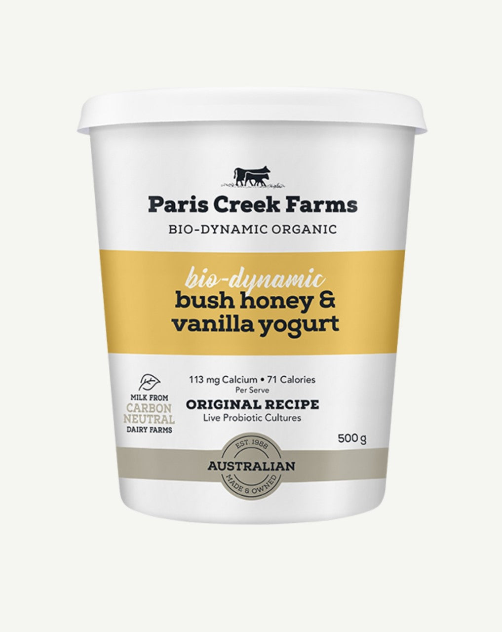 Bio-dynamic Bush Honey & Vanilla Yogurt – Port Elliot's Jetty Food Store