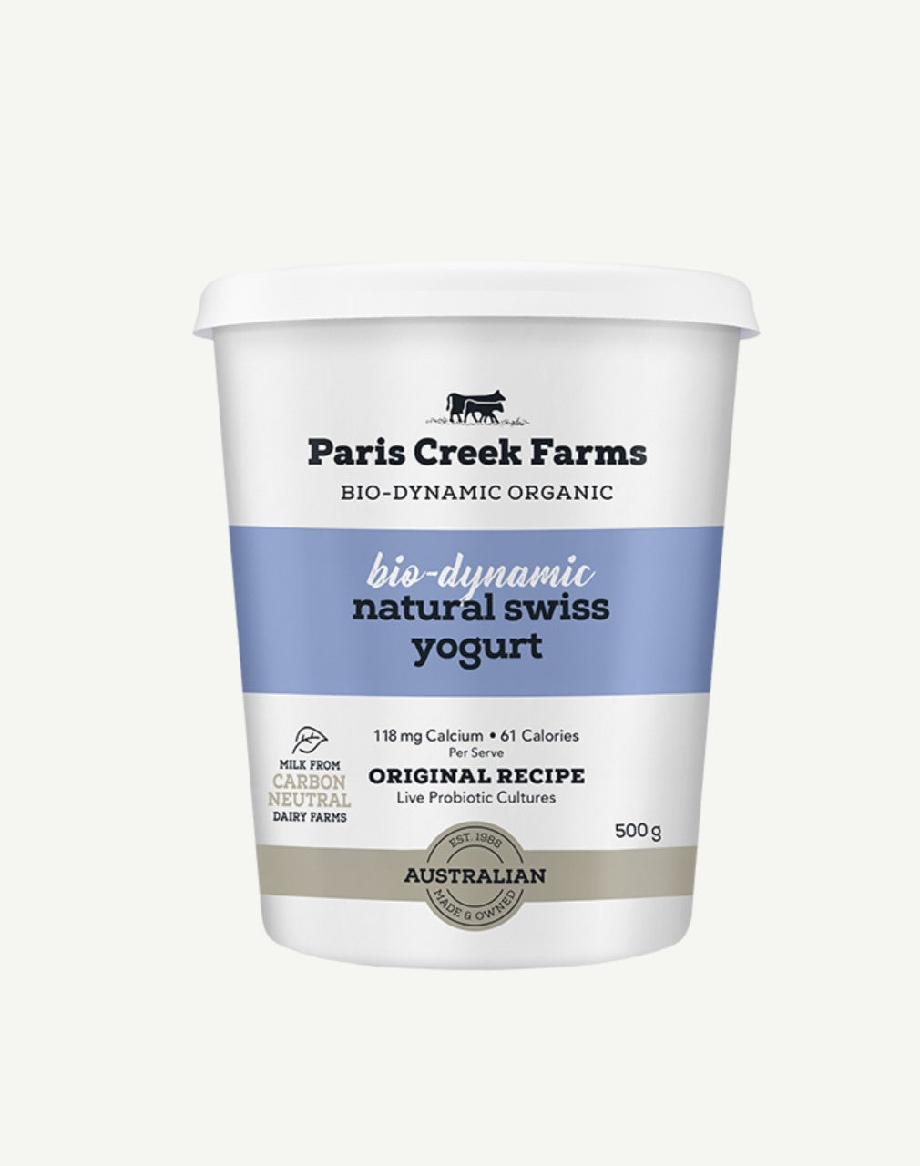 Bio-dynamic Natural Low Fat Yogurt